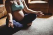 © Wavebreak Media - Pregnant woman performing yoga in living room