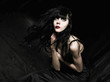 © jetrel2 - Portrait of beautiful goth girl among the dark