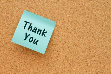 Wall Mural - Thank You message