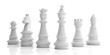 © Rawf8 - Basic chess set on white background. 3d illustration