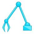 © ylivdesign - Excavator icon. Flat illustration of excavator vector icon for web