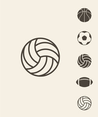 Wall Mural - Sport ball