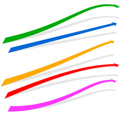 Poster - Colorful arrow shapes
