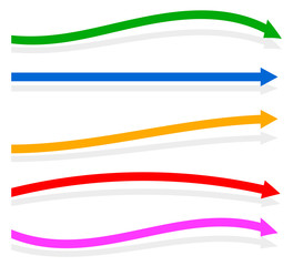 Poster - Colorful arrow shapes