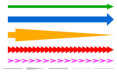Poster - Colorful arrow shapes