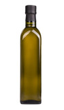 Fototapeta Tulipany - Olive oil bottle isolated on the white