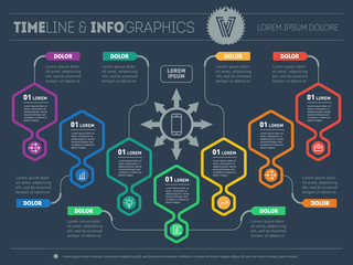 Web Template of a pyramidal chart, diagram or presentation. Vect