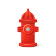 Icon fire hydrant, vector illustration