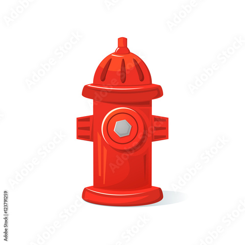 Red Fire Hydrant Black and White Background Canvas Art Poster Print Wall Decor