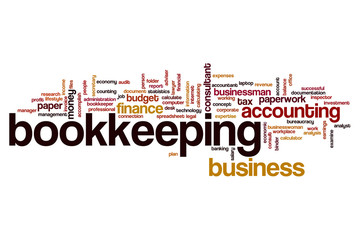 Poster - Bookkeeping word cloud