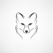 © anna_kolesnikova - Vector image of a fox design on a white background