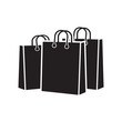 shopping bag - vector icon