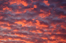 Red Clouds At Sunrise