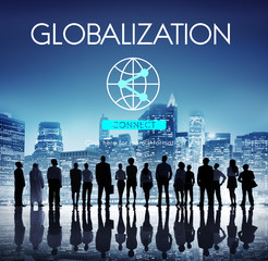 Poster - Globalization Technology Internet Connect Concept