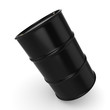 3D rendering black barrel