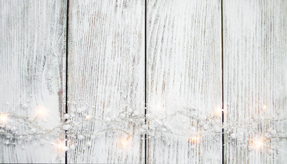 Wall Mural - christmas garland lights