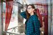 © Maksim Kostenko - Urban fashionable girl posing outdoors in the city