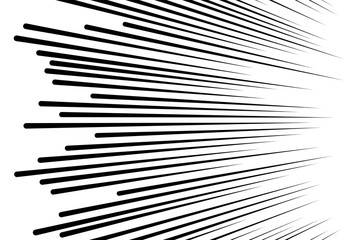 Wall Mural - comic speed lines background