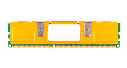 RAM. On white, isolated background.