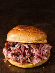 Sticker - rustic american pulled pork sandwich