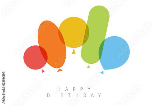 Minimalist Balloons Happy Birthday Card 1 Adobe Stock でこのストックテンプレートを購入して 類似の テンプレートをさらに検索 Adobe Stock