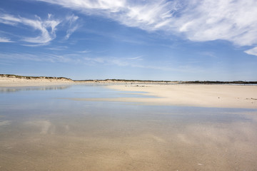 Sticker - sunny beach in Brittany