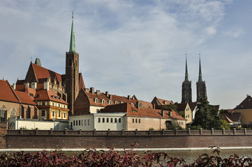 Wall Mural - Miasto z  kościołami