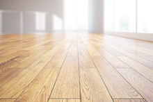 Light Wooden Floor Closeup