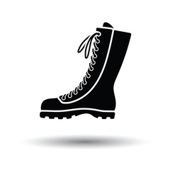 Wall Mural - Hiking boot icon