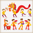 Chinese new year festival/Dragon dance 