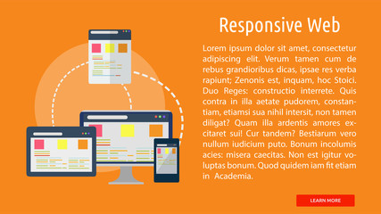 Responsive Web Conceptual Banner