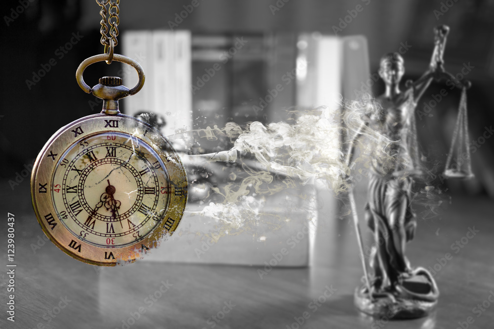 Justice Interrupted Justice delayed is justice denied Stock Photo | Adobe Stock