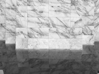 Poster - gray marble decor tiles