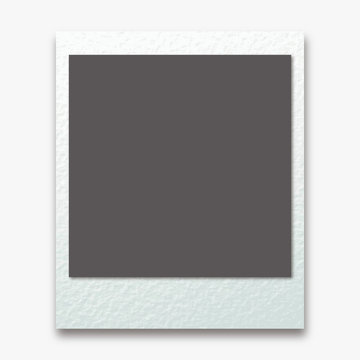 Fototapete - Polaroid photo frame isolated on white background. Vector illustration.