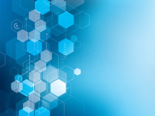 Wall Mural - Abstract technology background vector