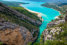 The Lake Of Sainte-Croix And Verdon Gorges, France