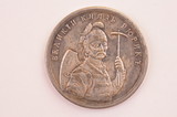 Fototapeta Nowy Jork - Ancient silver coin Anniversary Russian Grand Prince Rurik