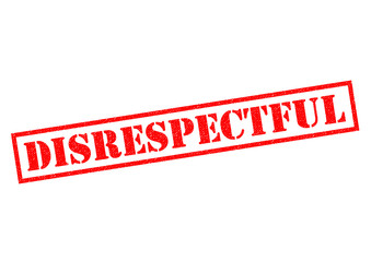 Poster - DISRESPECTFUL