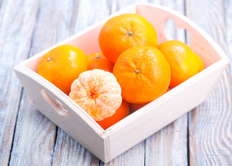 Canvas Print - tangerines