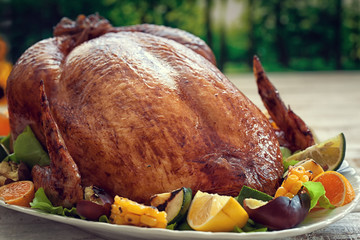 Thanksgiving Turkey dinner - outdoor 