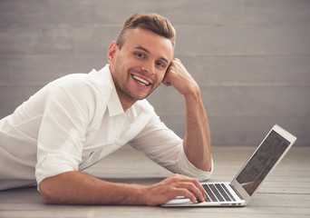 Poster - Handsome young businessman