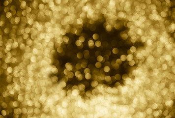 Wall Mural - christmas background. gold festive abstract background with boke