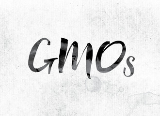 Wall Mural - GMOs Concept Painted in Ink