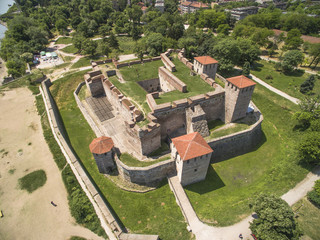 Wall Mural - Aerial view of Baba Vida fortress, Vidin, Bulgaria