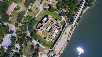 Wall Mural - Aerial view of Baba Vida fortress, Vidin, Bulgaria