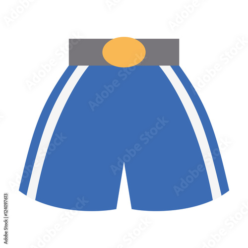 boxing shorts uniform isolated icon vector illustration design Stock ...
