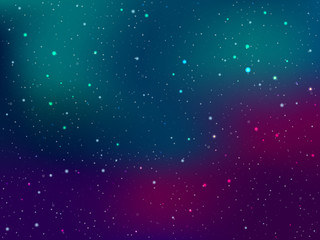 space background with stars and patches of light. abstract astronomical galaxie illustration.
