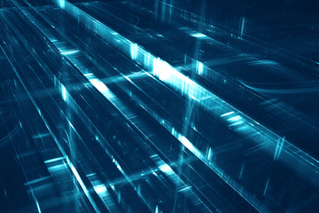 Wall Mural - abstract futuristic background
