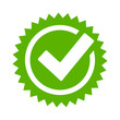 © Arcady - Tick approval star icon