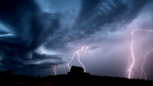 Storm Clouds Saskatchewan Lightning